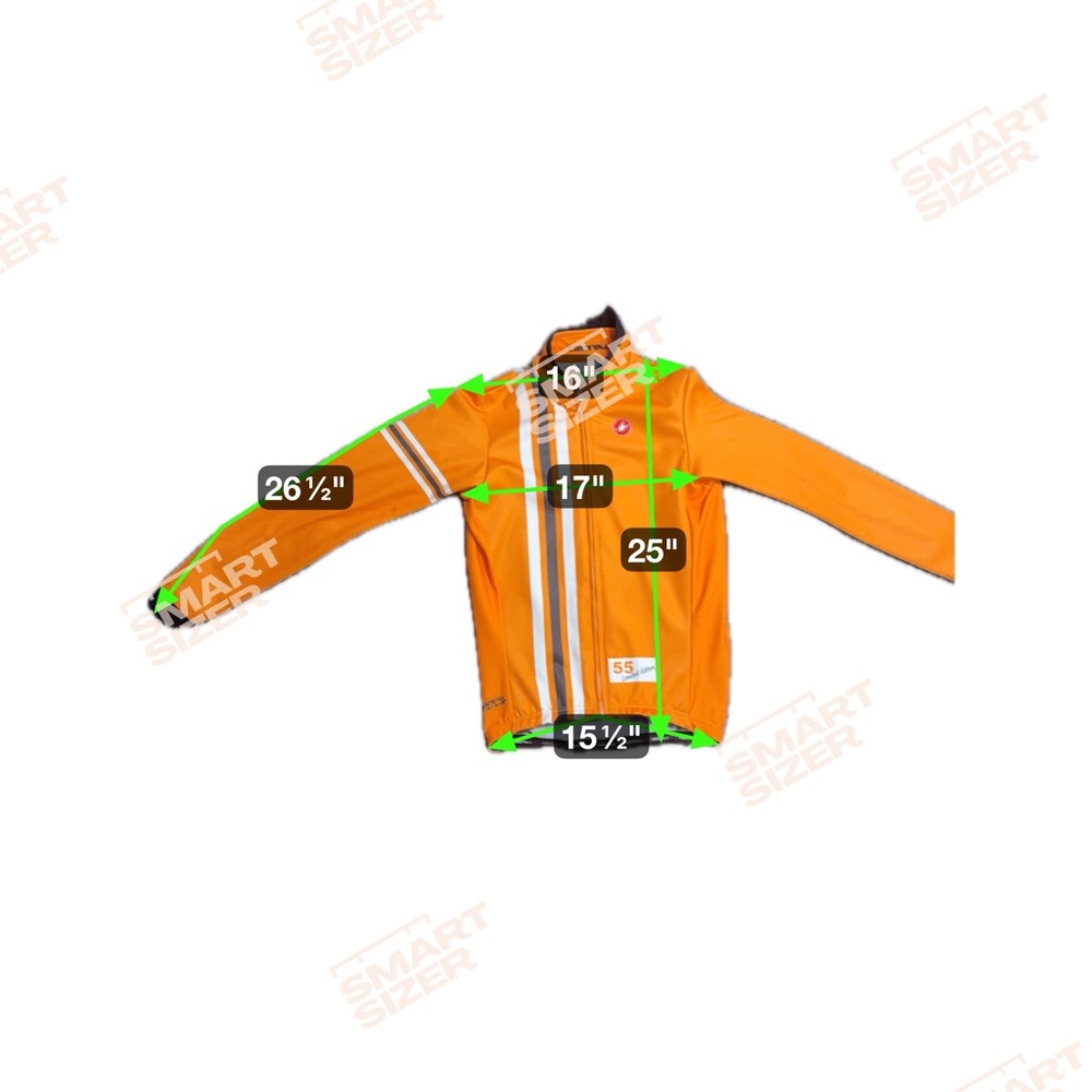 Castelli Men's Performance Jacket - Orange - Picture 10 of 14